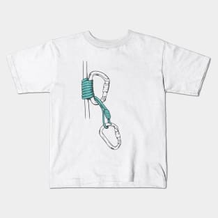 Bachmann Knot Rock Climbing Prusik Kids T-Shirt